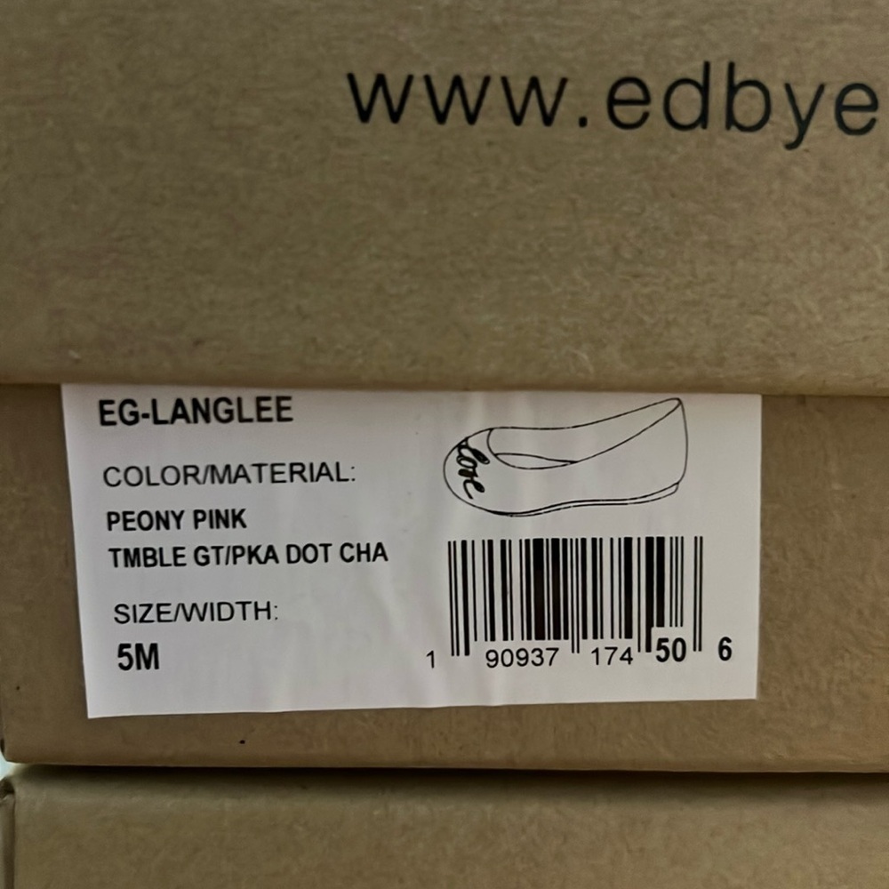 🆕Peony Pink Ballet Flats by Ellen, size 5M NWT - Picture 4 of 5
